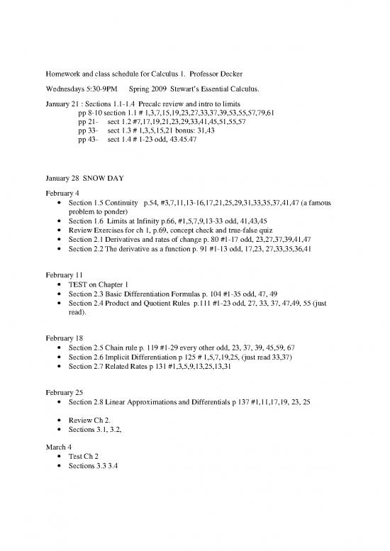 picture_Calculus Pdf Download 172504 | Mat 254 Homework Schedule Decker Sp09