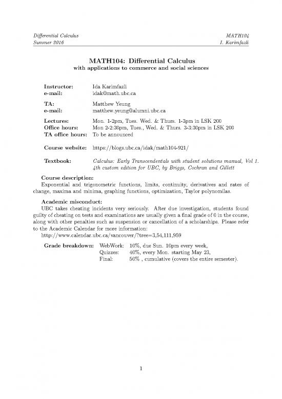 picture_Derivatives Calculus Pdf 173467 | Math104 Outline