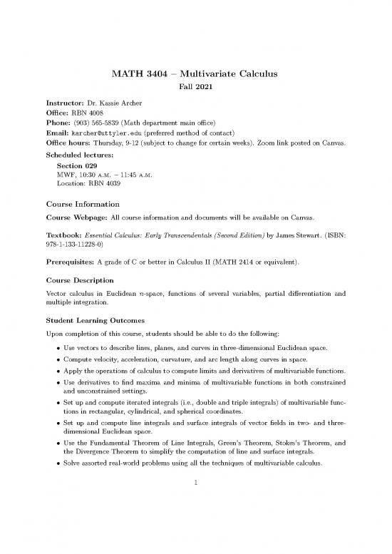picture Multivariate Calculus Pdf 172533 | Math3404 029 F2021