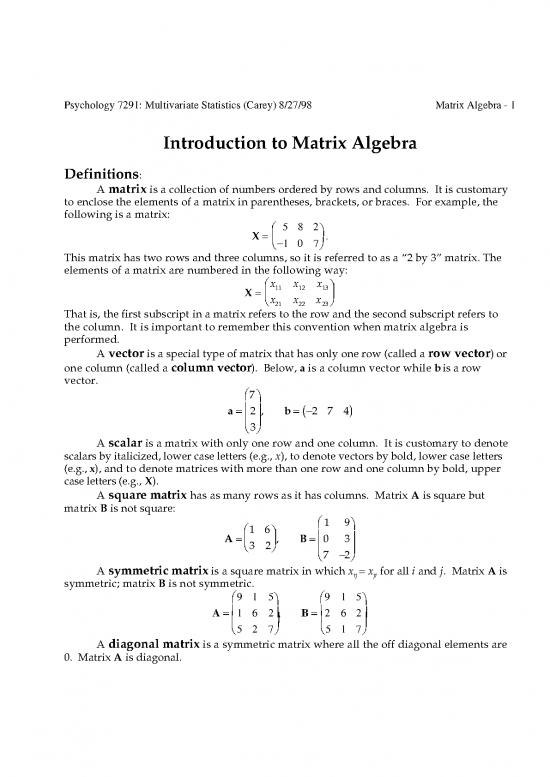 picture Matrix Pdf 172792 | Matrialgebra