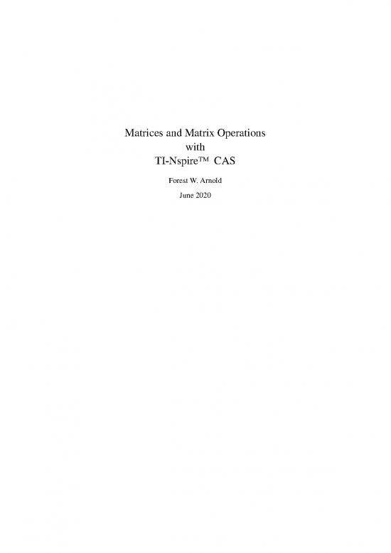 picture Matrices Pdf Book 172964 | Matrices