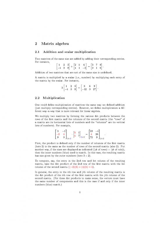 picture Matrix Pdf 172906 | Matrixalgebra Print