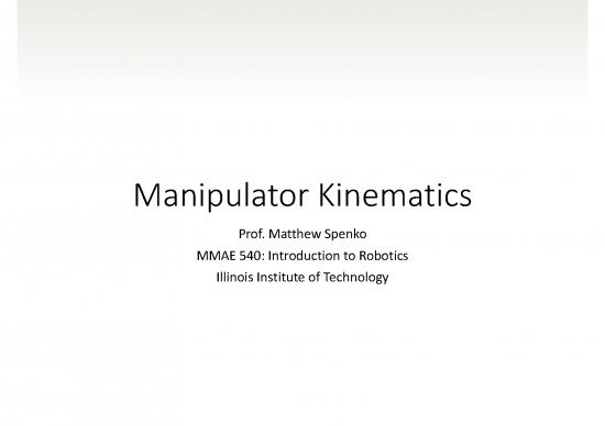 picture_Mmae 540   Lecture 2   Manipulator Kinematics