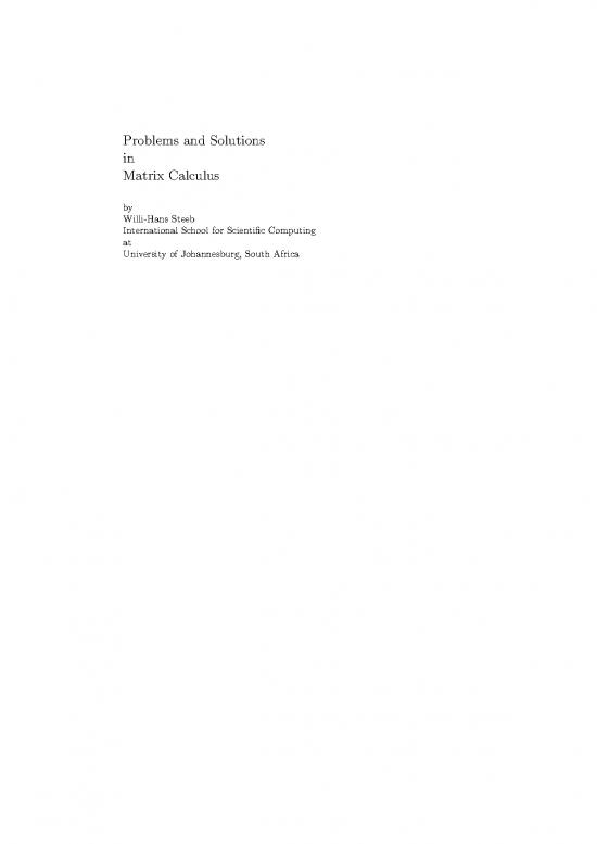 picture Matrix Calculus Pdf 172797 | Newkronecker
