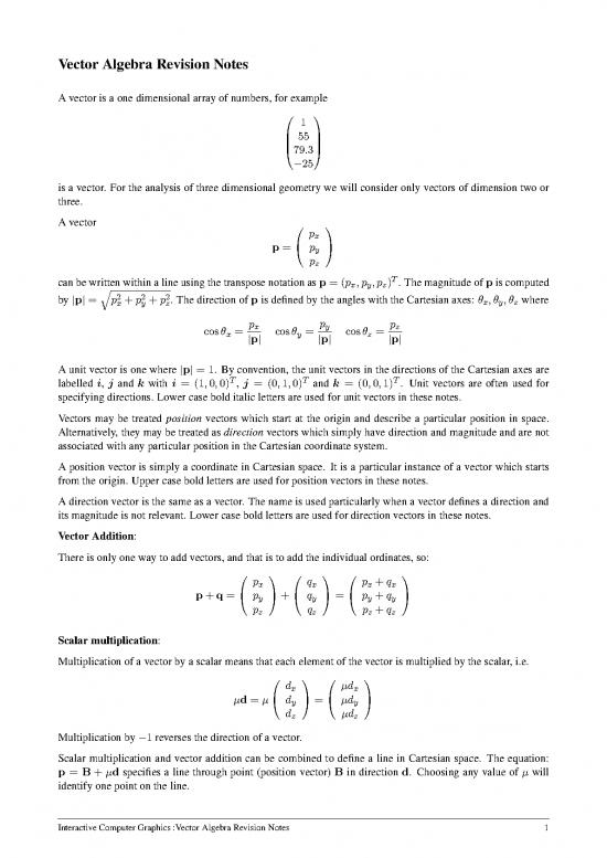 picture Vector Analysis Notes 173614 | Revisionnotesvectoralgebra