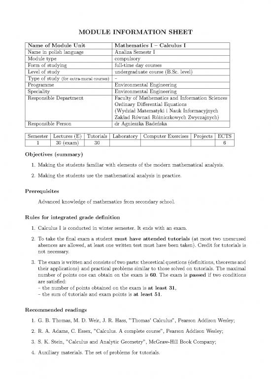picture_Calculus Pdf Download 173172 | Sem1 Mathematics Calculus I