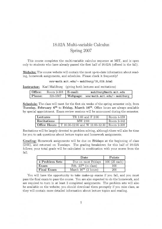 picture Calculus Pdf Download 173755 | Syllabus