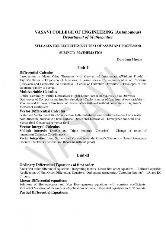 picture Derivatives Calculus Pdf 172065 | Syllabus Maths 2019