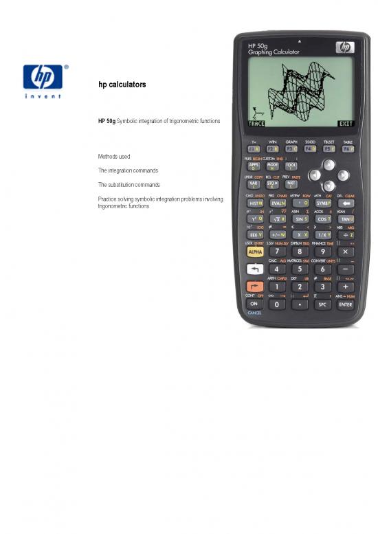 picture_Symbolic Integration Of Trig Functions