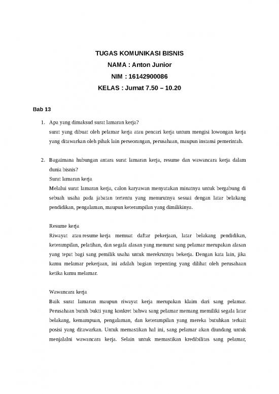 picture File - Surat Pengalaman Kerja 15802 | 08kuis Kombis Bab 13&14