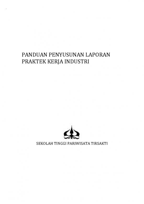 picture Laporan Pdf 18174 | 20180705 Panduan Penyusunan Laporan Pkl Final