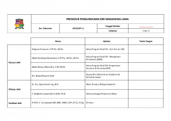 picture Manajemen Pdf 16900 | Akd 11 Prosedur Pengunduran Diri Mahasiswa Lama 1