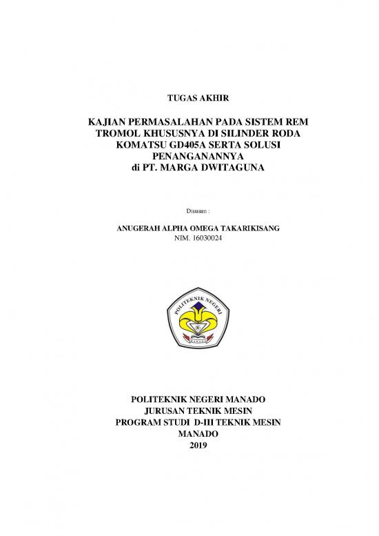 picture Anugerah Alpha Omega Takarikisang Cdb | Teknik Mesin - Rem Tromol Id 18277