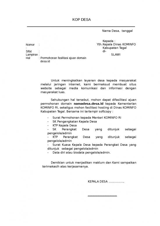 picture_Contoh Permohonan Ke Dinas Kominfo | File - Surat Permohonan Id 16604
