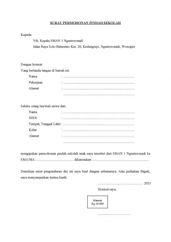 picture1_Contoh Surat Permohonan Pindah Sekolah | File - Surat Permohonan Id 16686