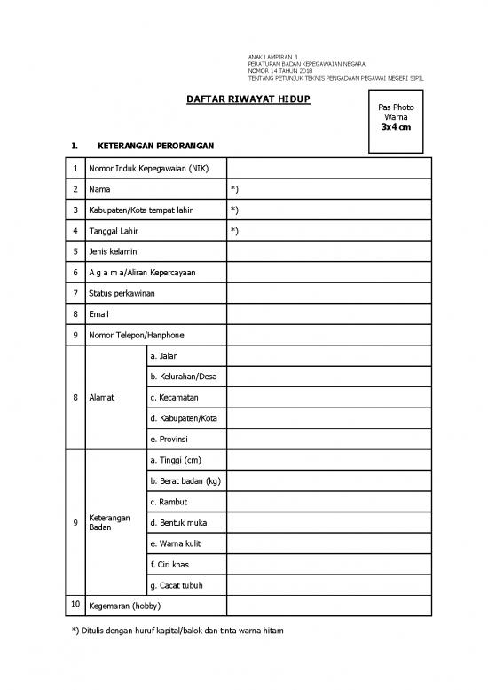 picture1_Drh Anak Lampiran 3 Peraturan Bkn Nomor 14 Tahun 2018 | File - Daftar Riwayat Hidup Id 15763