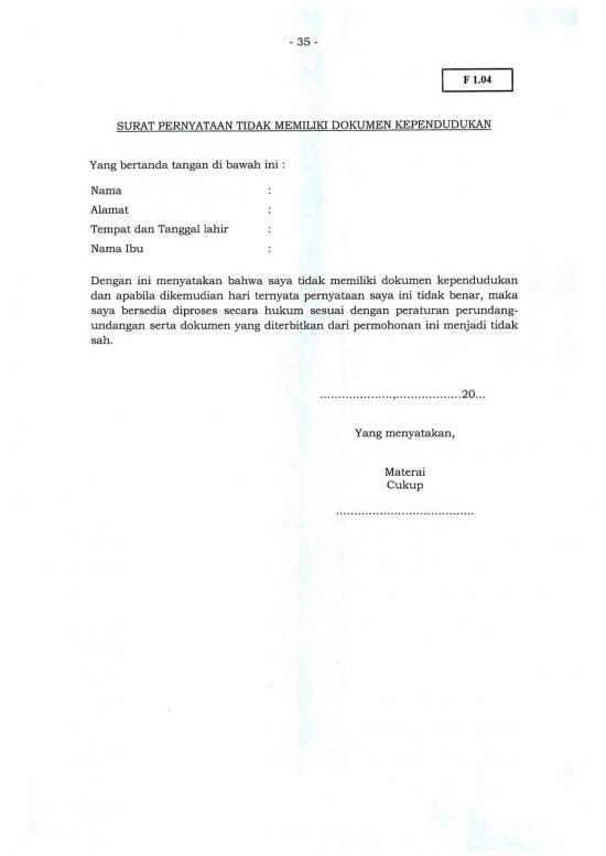 picture1_F 04 Surat Pernyataan Tidak Memiliki Dokumen Kependudukan | File - Surat Pernyataan Id 17524