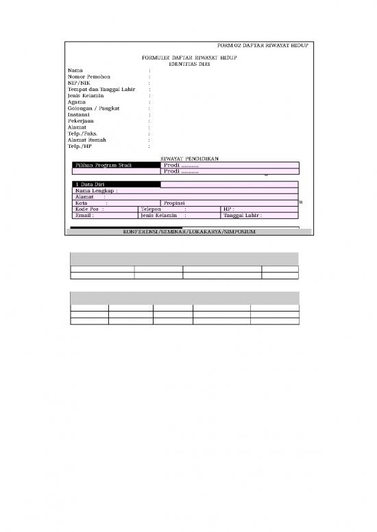picture_Form 02 Form Daftar Riwayat Hidup Rpl | File - Daftar Riwayat Hidup Id 15902