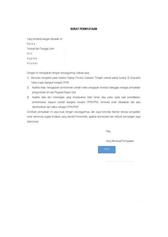 picture_Form Surat Pernyataan Pengabdian | File - Surat Pernyataan Id 17474
