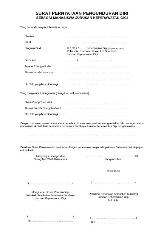 picture1_Form Surat Pernyataan Pengunduran Diri | File - Surat Pengunduran Diri Id 16884