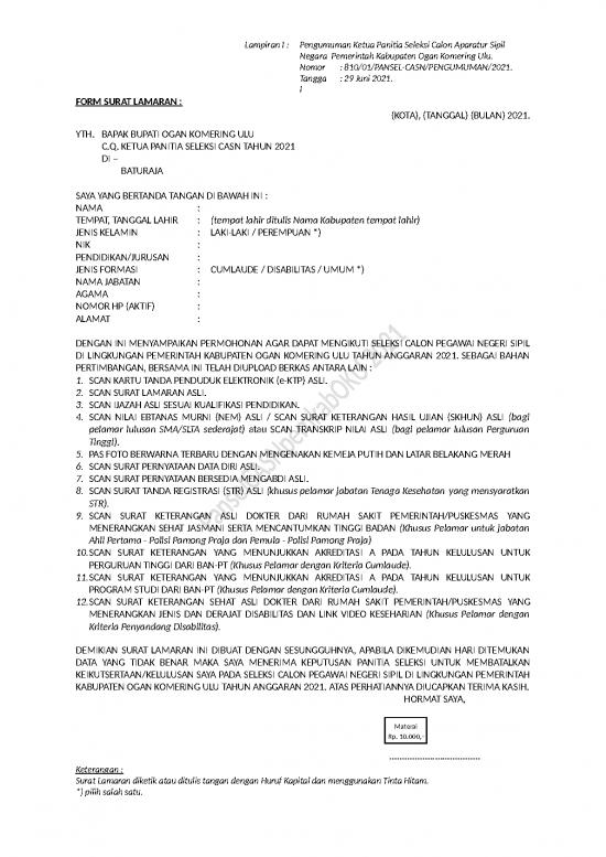 picture1_Surat Lamaran Doc 16471 | Formats Cpns 2021 Oku