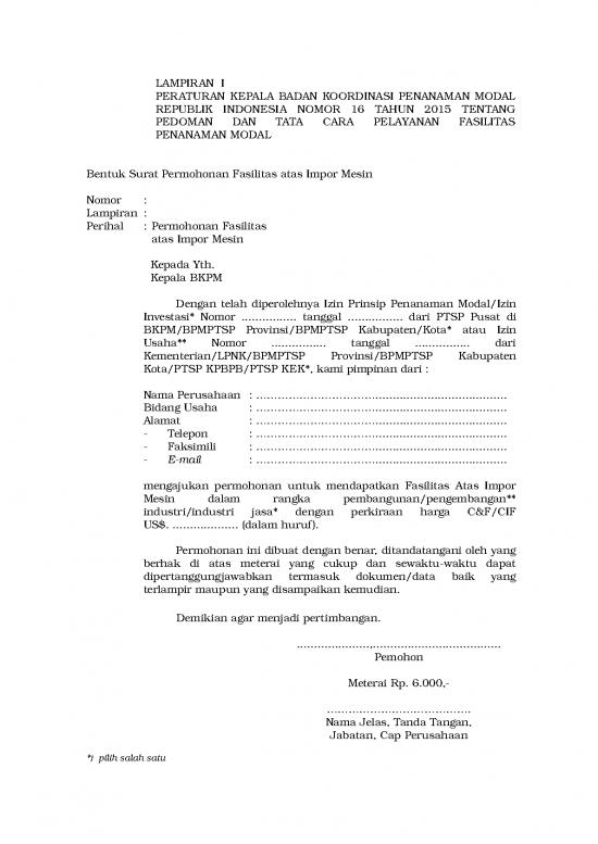 picture_Formulir I Permohonan Fasilitas Atas Impor Mesin | File - Surat Permohonan Id 16749