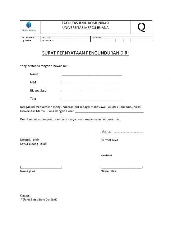 picture_Formulir Pengunduran Diri | File - Surat Pengunduran Diri Id 16759