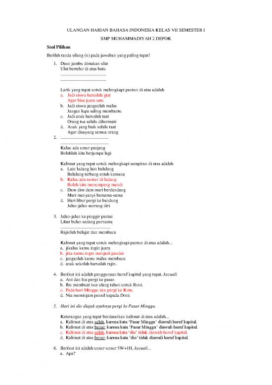 picture1_Lampiran 8 Soal Dan Kunci Jawaban Uh  Indonesia Kelas Vii | Materi Kelas 7 - Bahasa Kelas Vii Id 17199