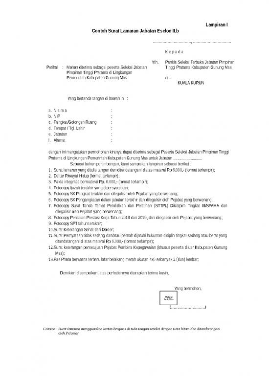 picture1_Surat Lamaran Doc 15753 | Lampiran Seleksi Terbuka Jpt Pratama Kab Gumas 2020 Semoga Fix