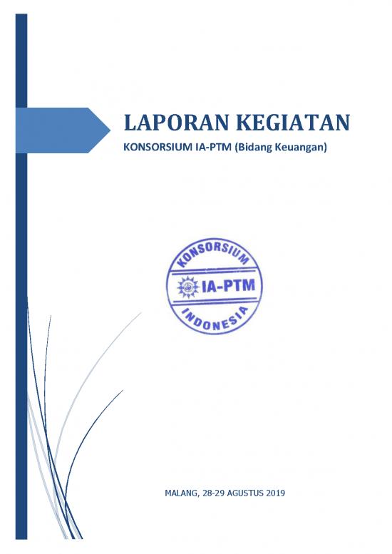 picture Laporan Kegiatan Konsorsium Malang Agt19 | File - Laporan Kegiatan Id 17283