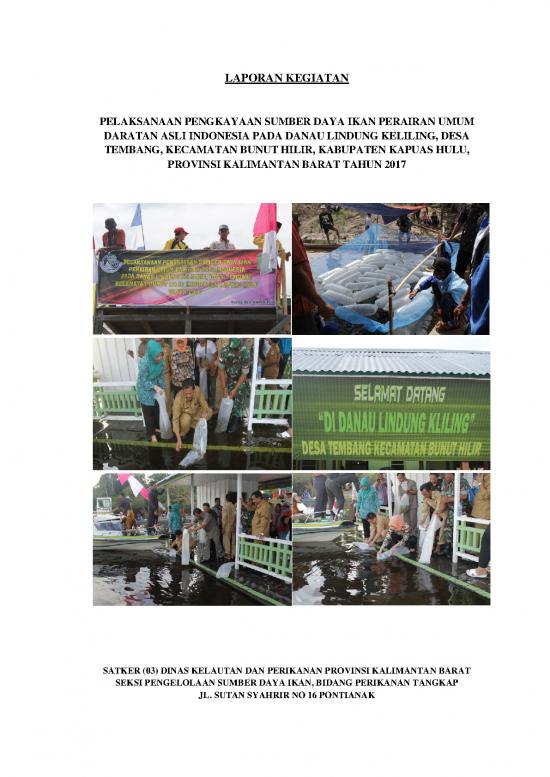 picture_Laporan Restocking Kapuas Hulu | File - Laporan Kegiatan Id 17317