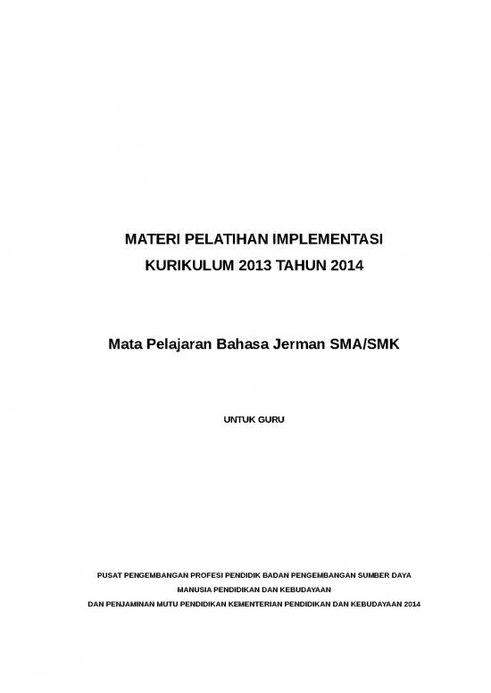 picture Makalah - Manusia Kebudayaan 17256 | Materi Pelatihan 1 4 Bahasa Jerman