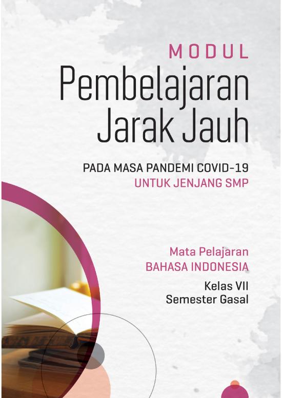 picture Modul Pjj Bahasa Indonesia 2020 | Materi Kelas 7 - Bahasa Kelas Vii Id 17263