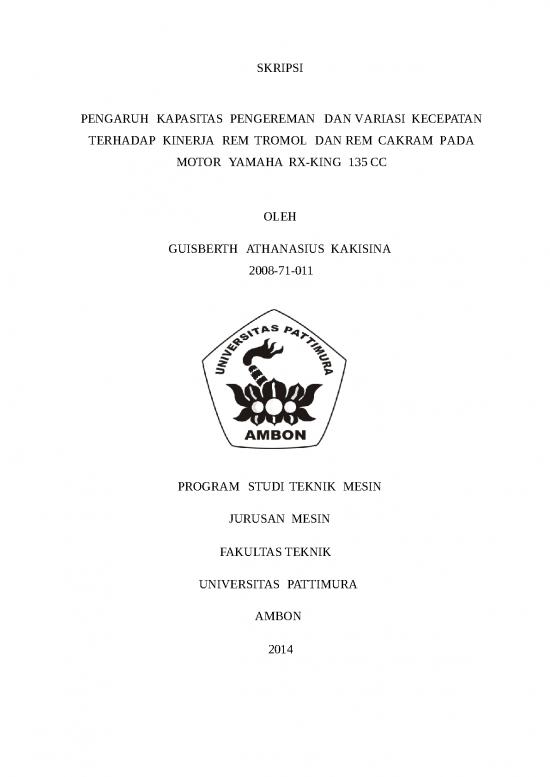 picture_Pengaruh Kapasitas Pengereman Dan Variasi Kecepatan Terhadap Kinerja Rem Tromol Dan Rem Cakram Pada Motor Yamaha Rx King 135 Cc | Teknik Mesin - Rem Tromol Id 18263