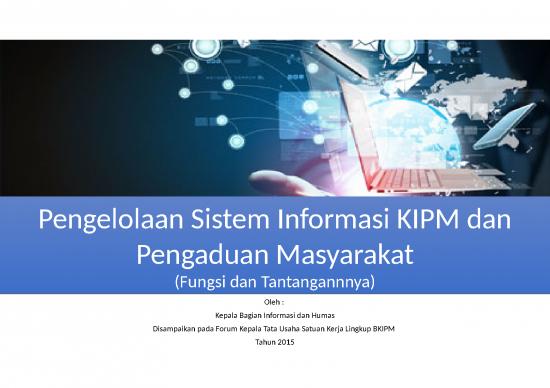 picture1_Kebijakan Ppt 17728 | Pengelolaan Sistem Informasi, Humas Kipm  Dan Pengaduan  Forum Ka Tu 2015