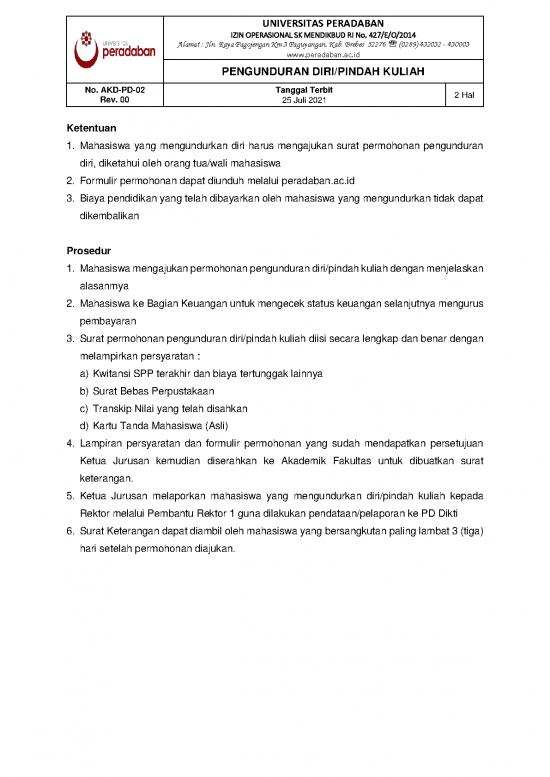 picture1_Prosedur Undur Diri Keluar | File - Surat Pengunduran Diri Id 16972