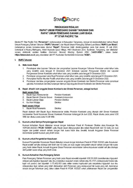 picture_Laporan Pdf 17069 | Ringkasan Risalah Rupst Dan Rupslb Pt Star Pacific Tbk
