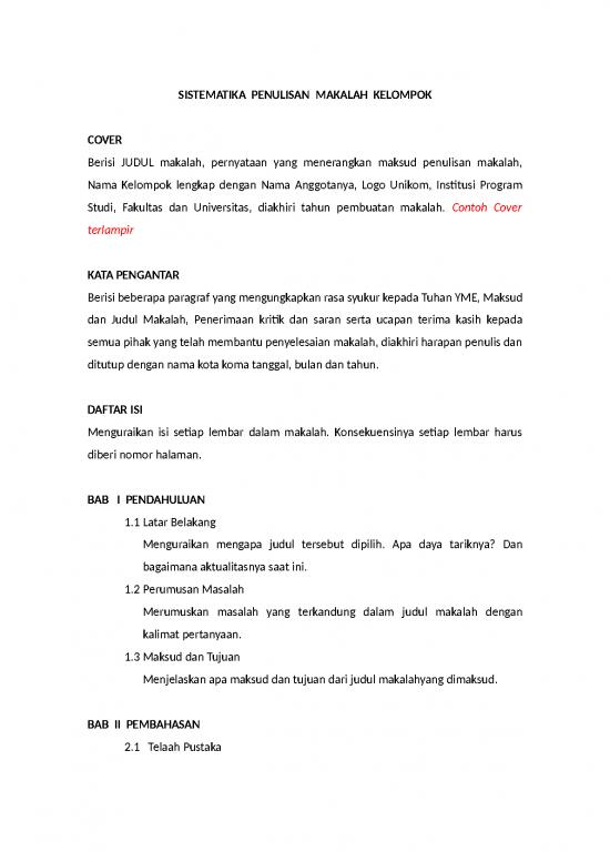 picture Jelaskan Sistematika Penulisan Karya Ilmiah 16292 | Sistematika  Penulisan  Makalah  Kelompok