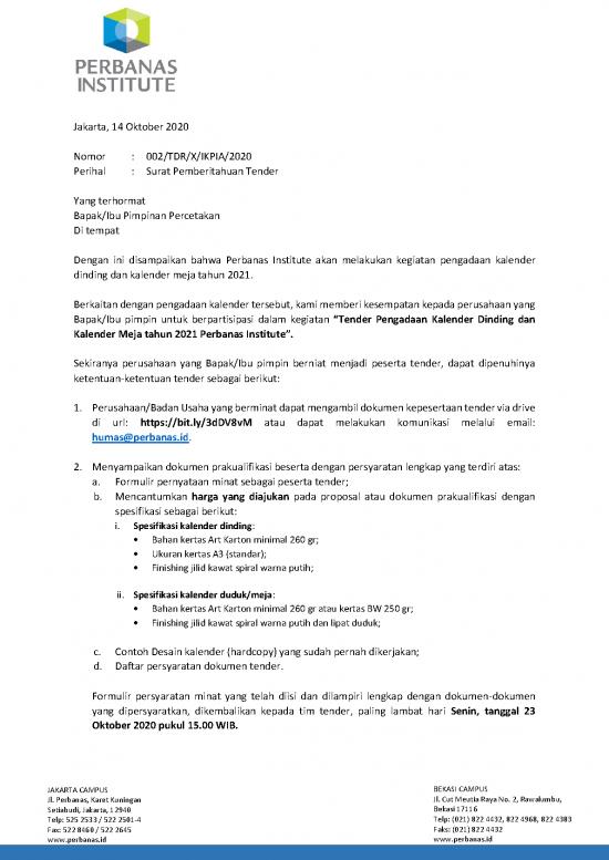 picture_Surat Pemberitahuan Tender Kalender Perbanas Institute 2021 | File - Surat Pemberitahuan Id 18401