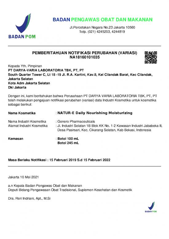 picture1_Pharmaceuticals Pdf 18386 | Surat Pemberitahuan Variasi Pabrik Na18160101035