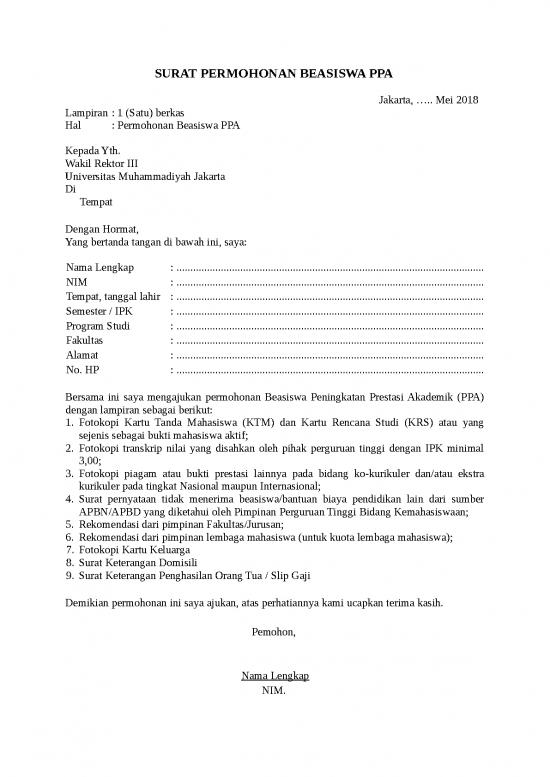 picture_Surat Permohonan Beasiswa Ppa | File - Surat Permohonan Id 16594