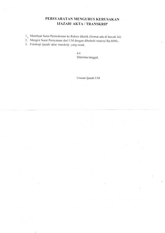 picture_Surat Permohonan Penerbitan Surat Keterangan Ijazah Akta Transkrip Yang Rusak | File - Surat Permohonan Id 16445