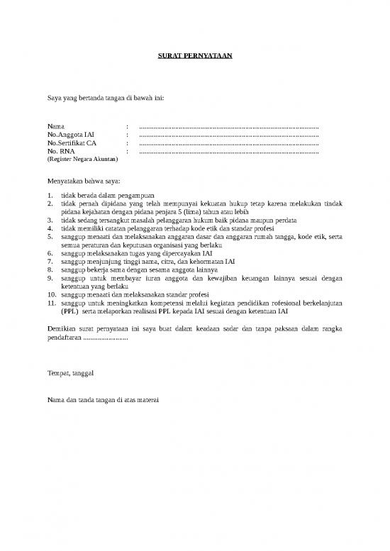 picture_Surat Pernyataan Daftar | File - Surat Pernyataan Id 17560