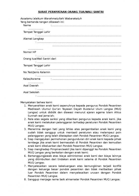 picture1_File - Surat Pernyataan Id 16947 | Surat Peryataan Wali Santri