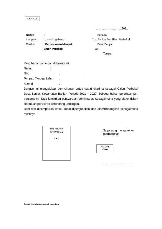 picture1_Syarat Administrasi Calon Perbekel 2021