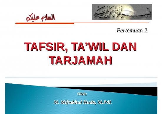 picture1_Tafsir Tawil Dan Tarjamah1