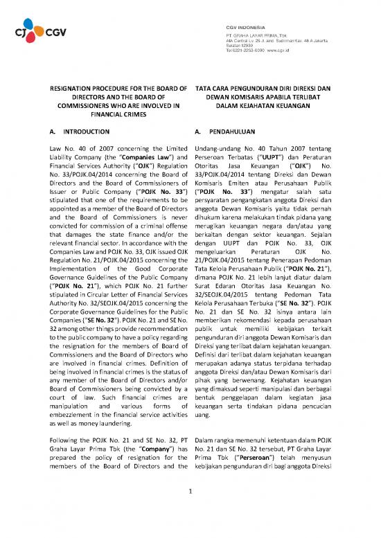 picture_Perseroan Terbatas Pdf 16798 | Tata Cara Pengunduran Diri Direksi Dan Dewan Komisaris Apabila Terlibat Dalam Kejahatan Keuangan Pt Graha Layar Prima Tbk