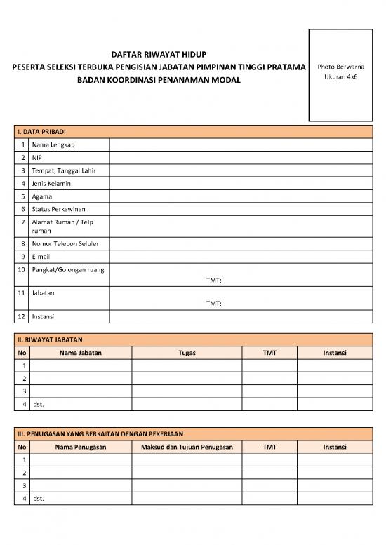 picture1_Tautan Daftar Riwayat Hidup | File - Daftar Riwayat Hidup Id 15970