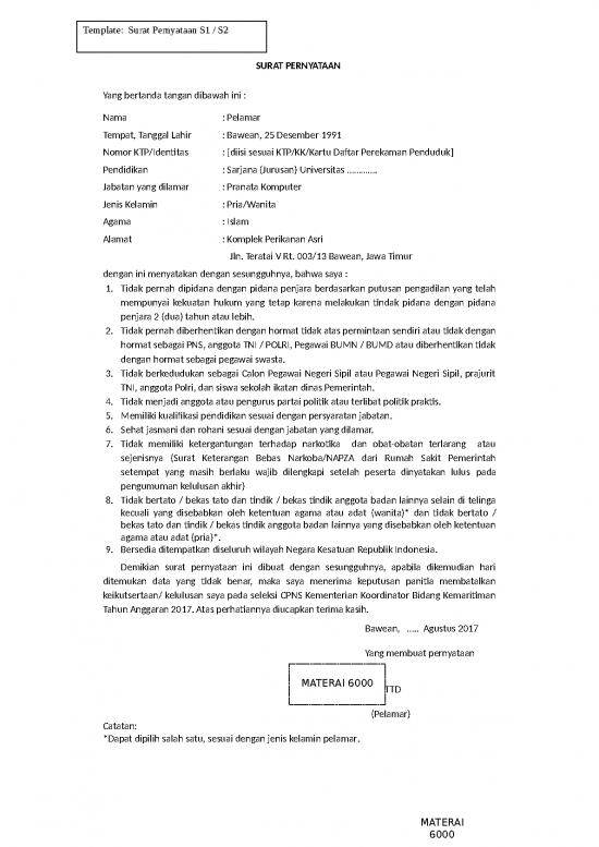 picture1_Template Surat Pernyataan | File - Surat Pernyataan Id 17589