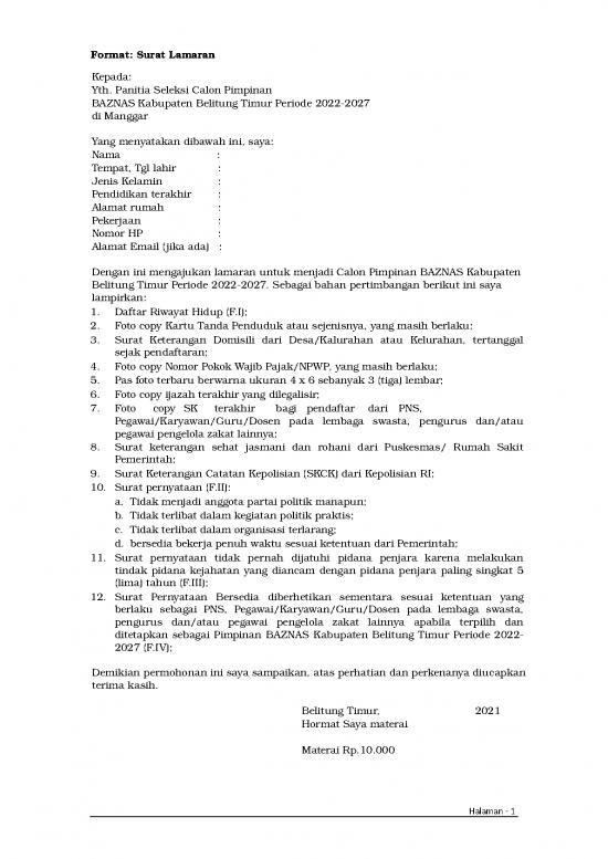 picture_Unduh Format Surat Baznas | File - Daftar Riwayat Hidup Id 15838